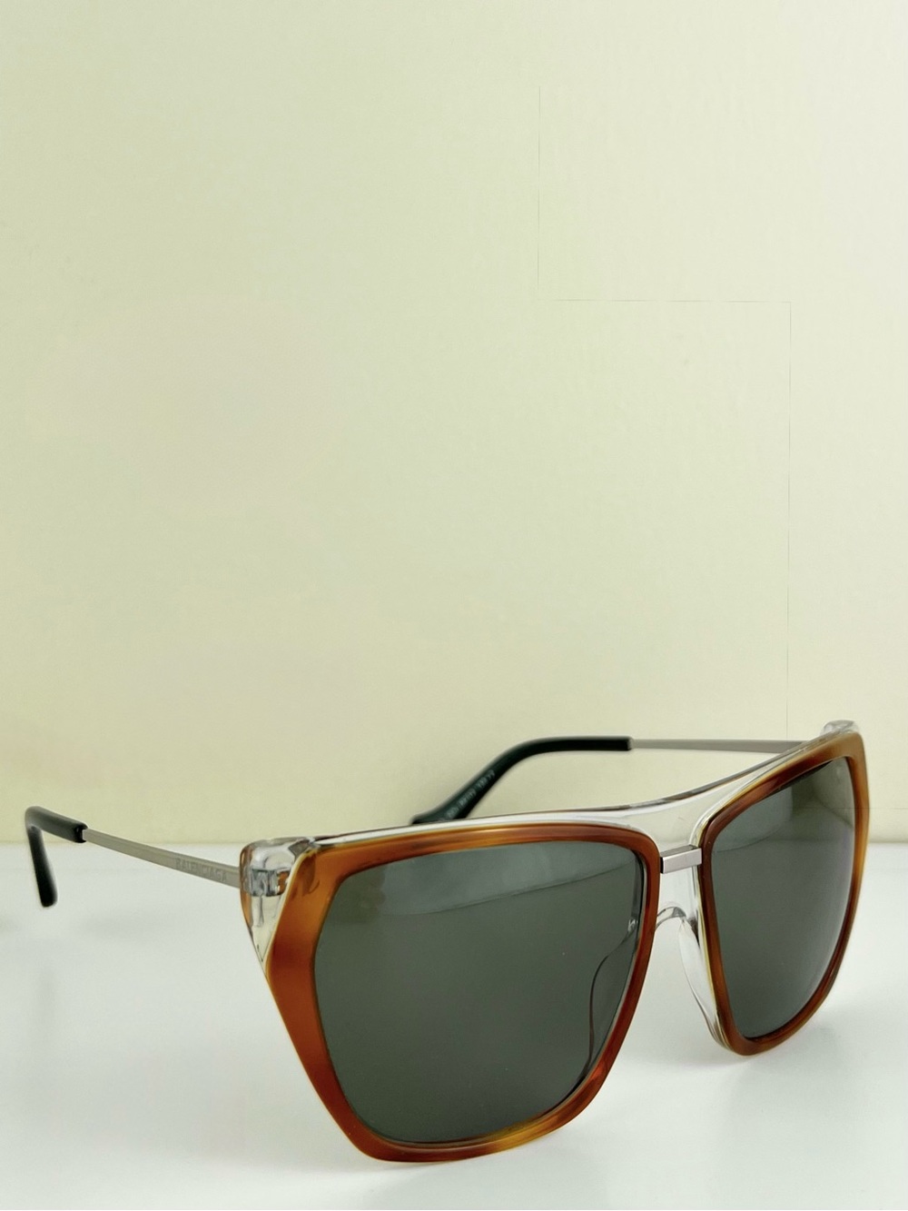BALENCIAGA BROWN SQUARE SUNGLASSES - Picture 8 of 11